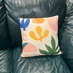 Mid century modern throw pillow